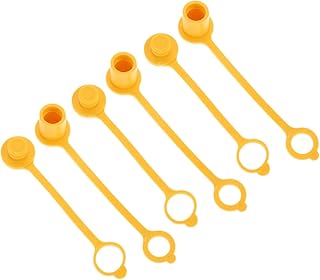 Aupoko 3 Pack Propane Natural LP Gas Dust Cap Plug Cover, 1/4'' Gas Quick Disconnect Connect Rubber Dust Cap and Plug, Fits for RV, Gas Grill, Fire Pit, Heater