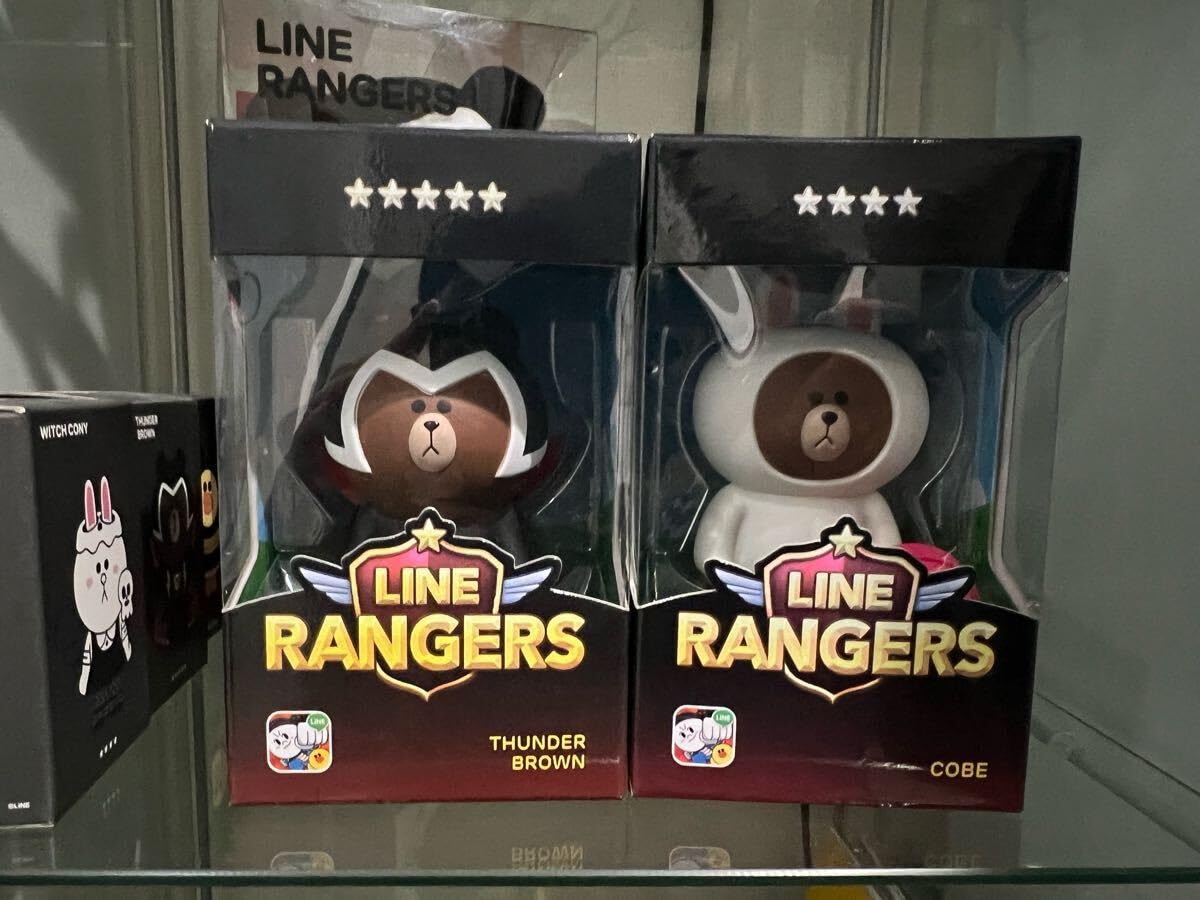 非売品　LINEレンジャーフィギュア5体とぬいぐるみセット Amazon.co.jp: LINEレンジャーフィギュア5体とぬいぐるみセット