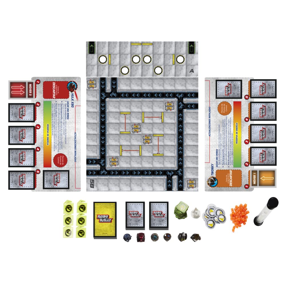 Hasbro Gaming Avalon Hill Robo Rally Jeu de société stratégique pour 2 à 6 Joueurs âgés de 12 Ans et Plus