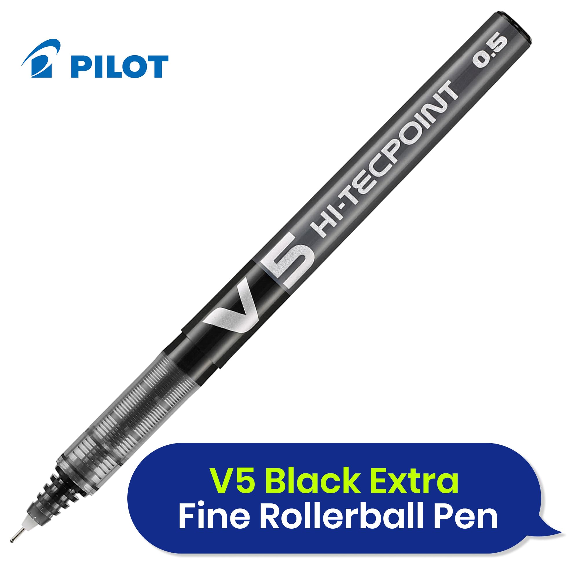 Pilot Precise V5 RT Extra-Fine Premium Retractable Rolling Ball Pens - Bar-coded - PIL35456