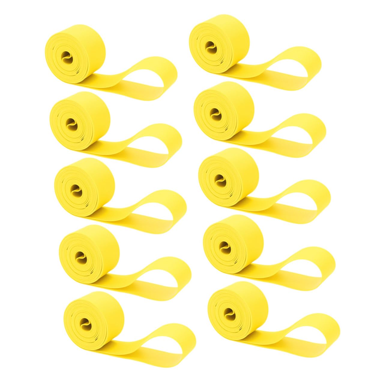 Happyyami Protect Your Bike Tires: 10 Pack PVC Rim Strips Rim Liner Bike Tube Protector Non-Slip for 26-inch Bicycles