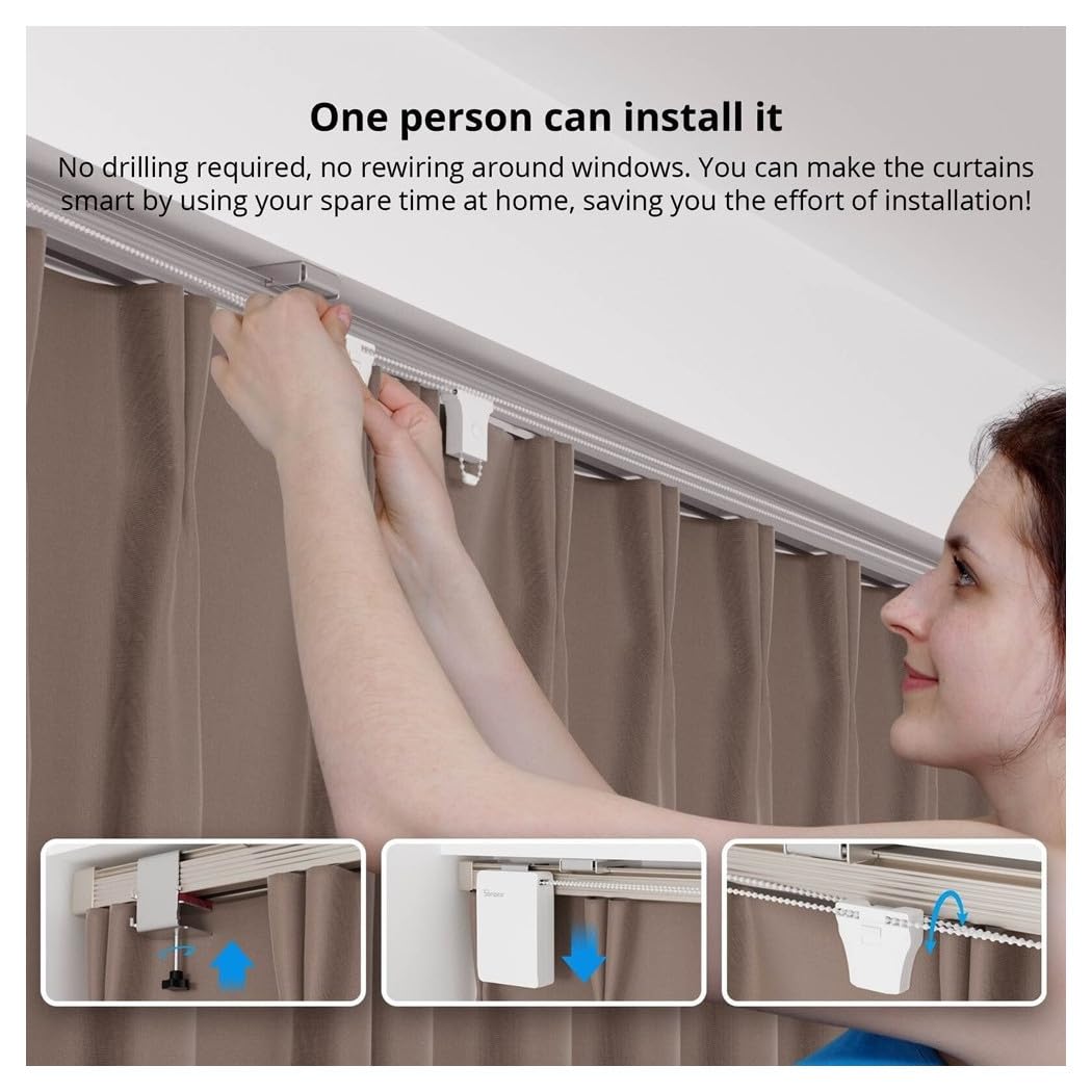 Trade Shop - Interruttore Motore per Tende Zigbee Automazione Domotica Smart Sonoff Zbcurtain