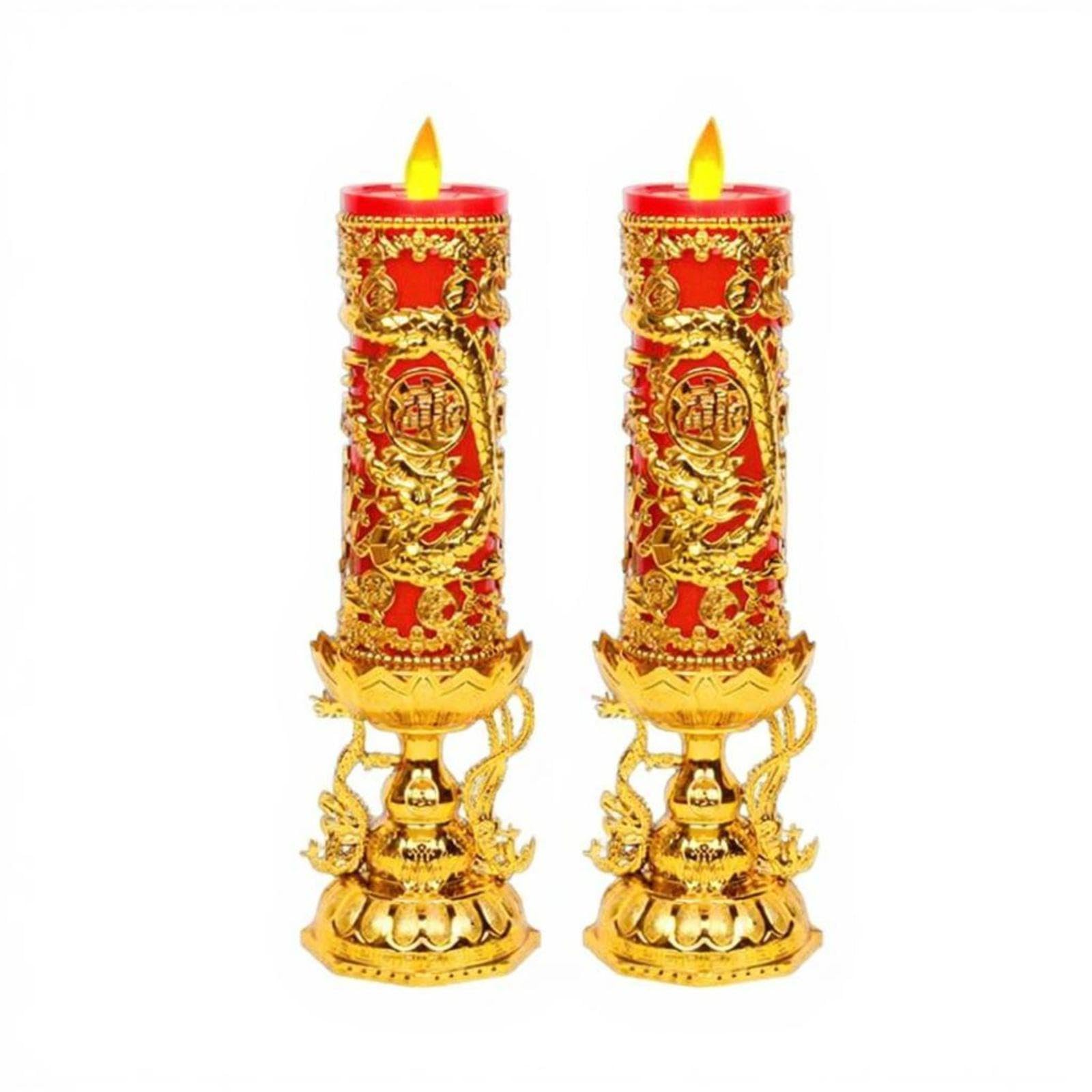 Flameless Light-Emitting Diode Candle, Flickering Electric Tealight, Home Décor, Enduring Red 32X8Cm|Home & Garden|Furniture|Sofas, Loveseats & Chaises-image-6