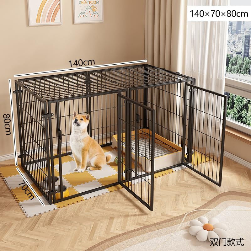 ペットサークル 中型犬 大型犬 140×70×80 室内 犬小屋 サークル 大型犬