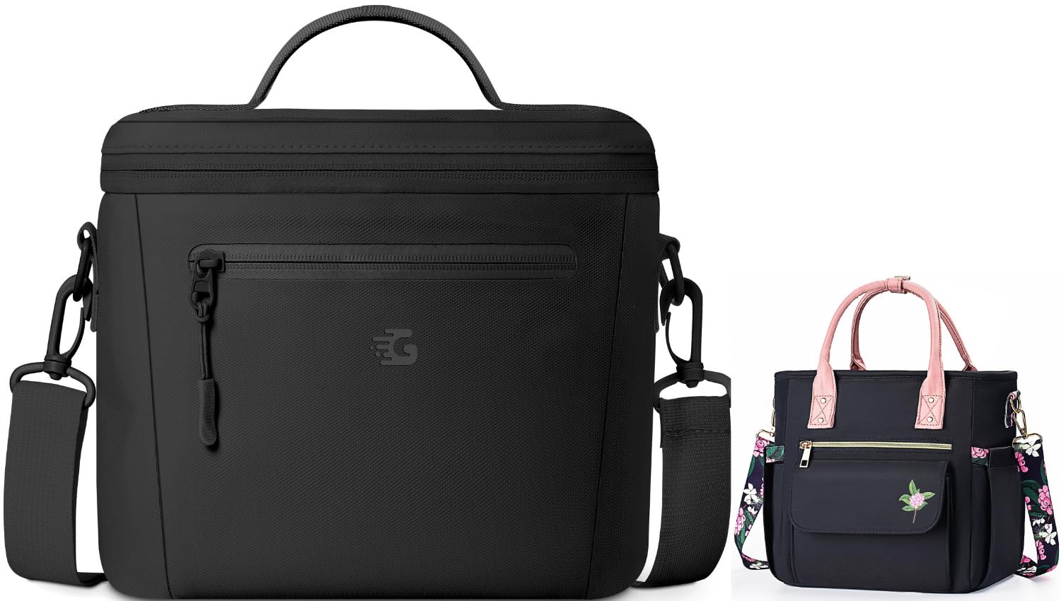 Insulated Lunch Box Bag Women - Waterproof Leakproof Lightweight Reusable Cooler for Work Picnic