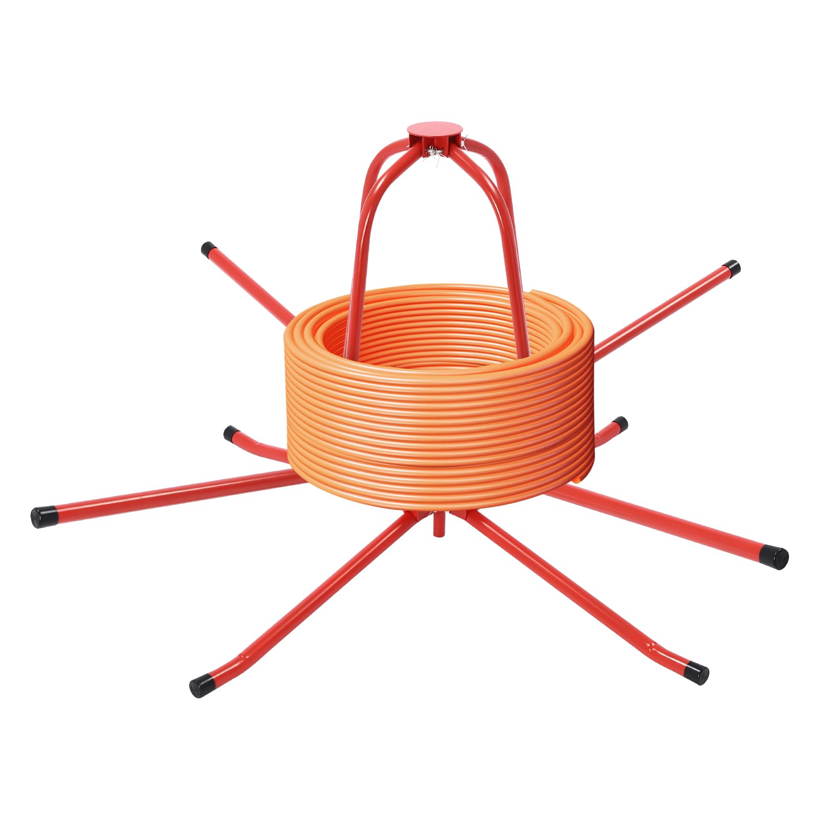 Max.400LBS - Bobina de tubo de calefacción por suelo radiante para PEX PERT AL/PEX, tubo compuesto de un solo rodamiento para calefacción por suelo radiante, enrollador de cables, enrollador con bolsa