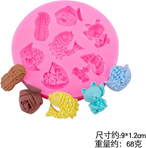 Miniatura 3 de Silicone Moulds Red Envelope Clay Dripping Glue Ornament Fondant Chocolate Mold Cake Decoration 1 Set Of 2 Pieces