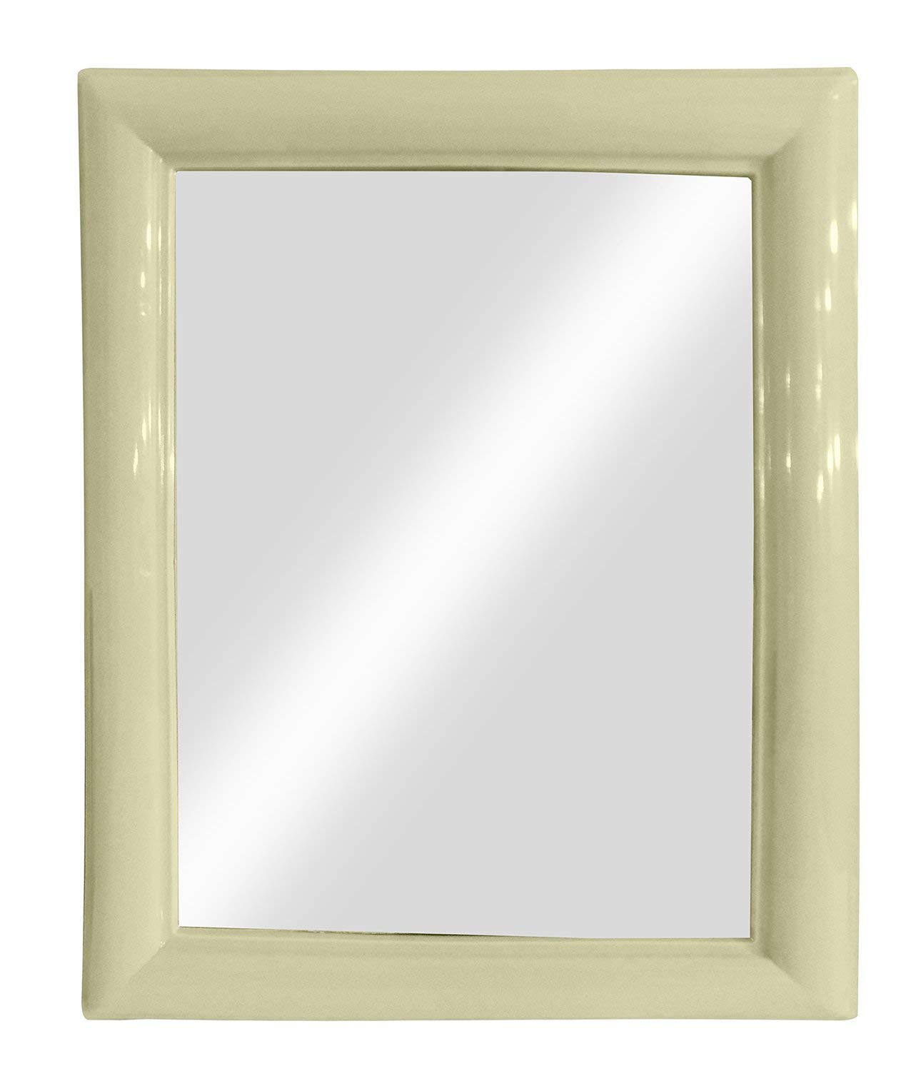 Confidence Shaving Mirror for Wall Hanging for Home Use (Cream)