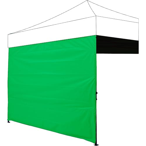 ABCCANOPY Instant Canopy SunWall 10x10 FT, 1 Pack Sidewall Only, Kelly Green