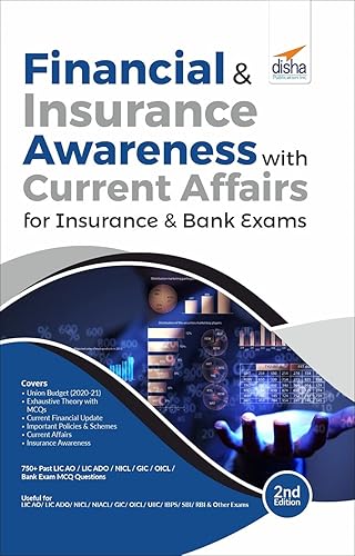 Financial &amp; Insurance Awareness with Current Affairs for Insurance &amp; Bank Exams 2nd Edition [Paperback] Disha Experts