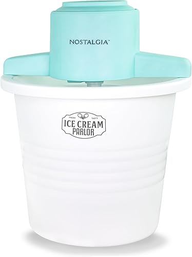 Miniatura 1 de Nostalgia Máquina eléctrica de helados, estilo salón, máquina de helado suave a la antigua, hace yogur o helado helado en cuestión de minutos,