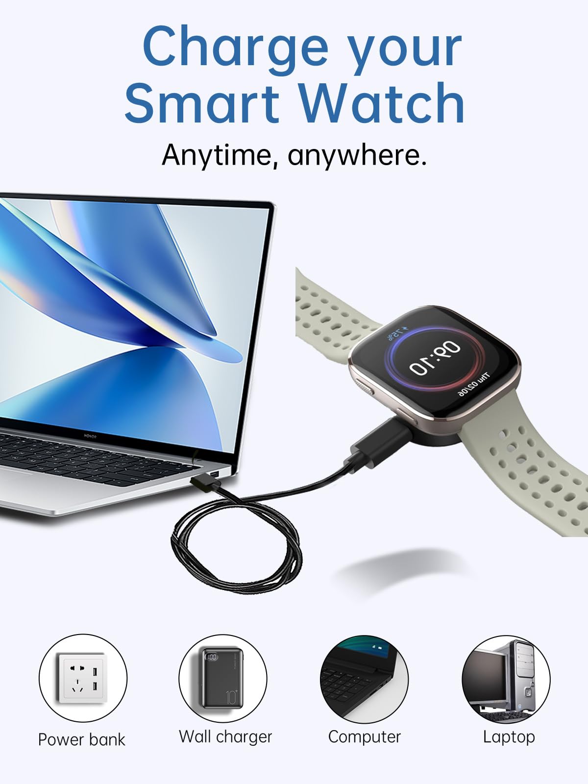 Amazfit Bip 6 Station De Charge Pour Montre Connectée /Bip 6, Câble