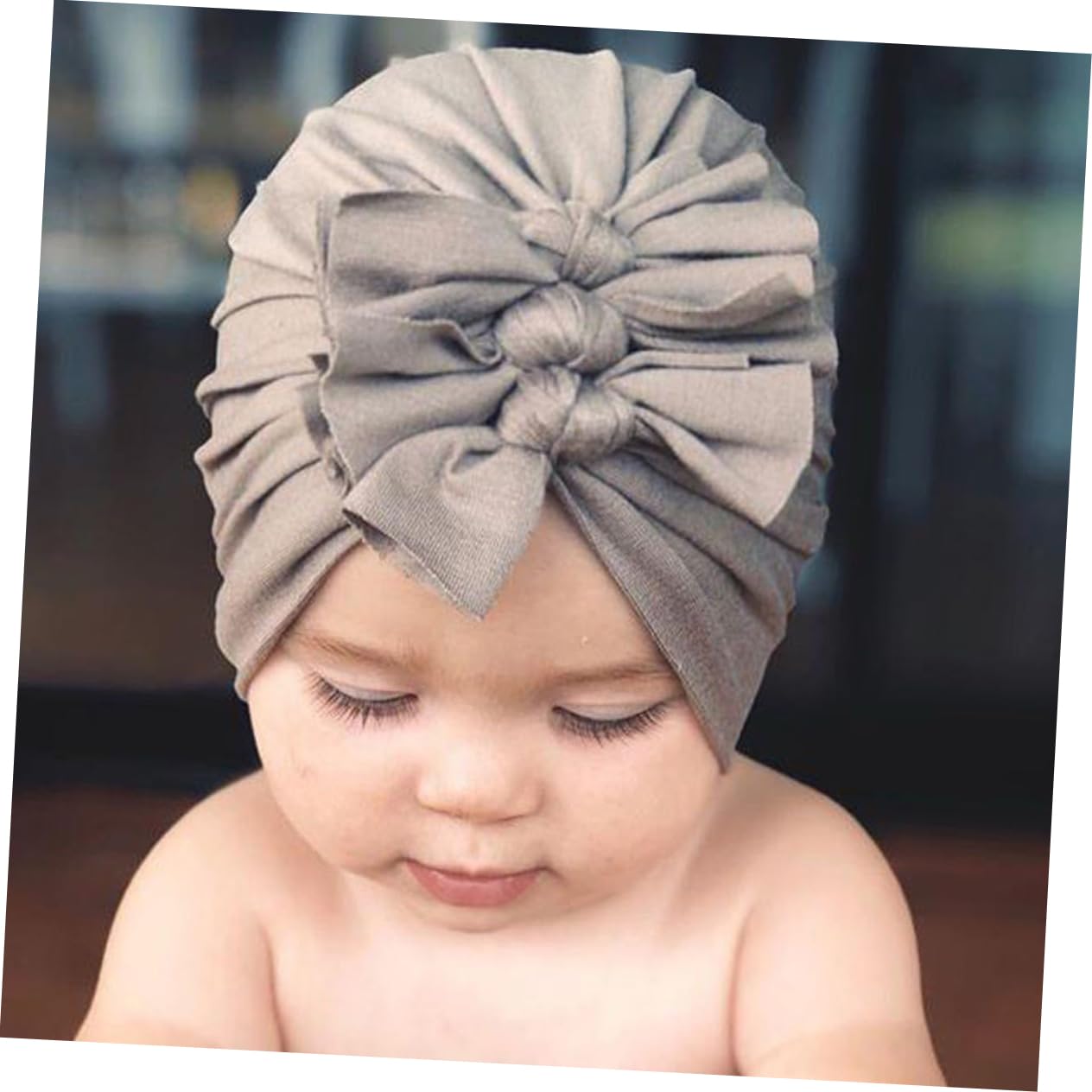 LIFKOME Tope De Cobertura Gorra De Niño Sombrero De Algodón del Hospital Turbante Niño Gorro Bebe Recien Nacido Sombrero Bebe Niños Arco Sombreros Gorro De Bebé De Algodón