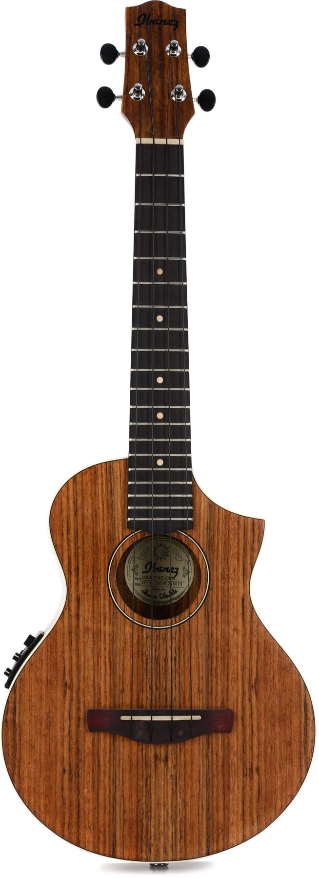 Amazon.com: Ibanez UEWT14E Tenor Ukulele with Electronics and