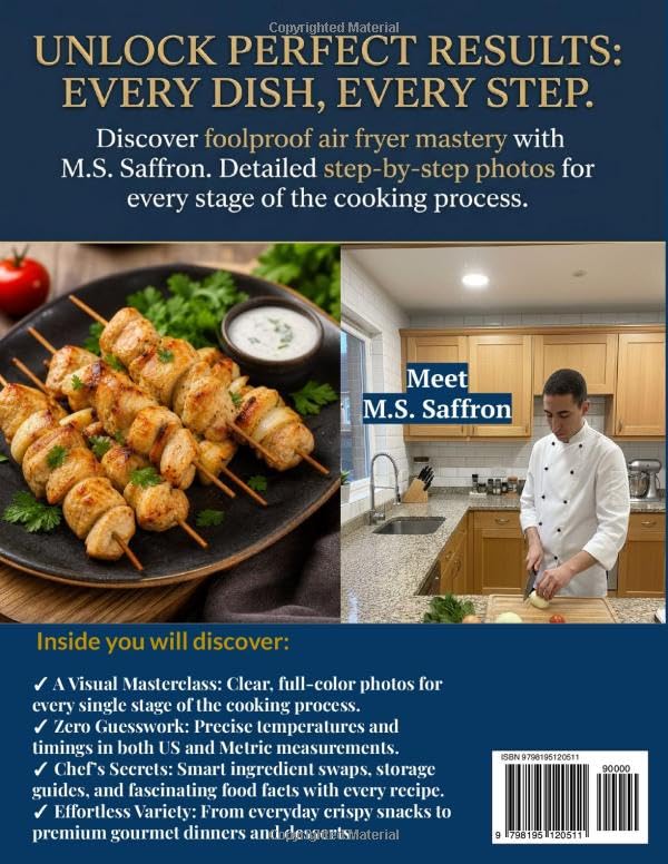The Step-by-Step Air Fryer Cookbook.: A 100% Full-Color Visual Guide: Foolproof Recipes with Step-by-Step Photos, Chef’s Secrets, and Zero Guesswork for Beginners and Advanced Cooks. image 3