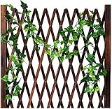 GPFFACAI Pantalla de Valla de privacidad de Hiedra Artificial Jardín al Aire Libre Pantalla de privacidad Vides Decorativas Artificiales Hojas de Hiedra Guirnalda Cercas de jardín Vallas Decorativas