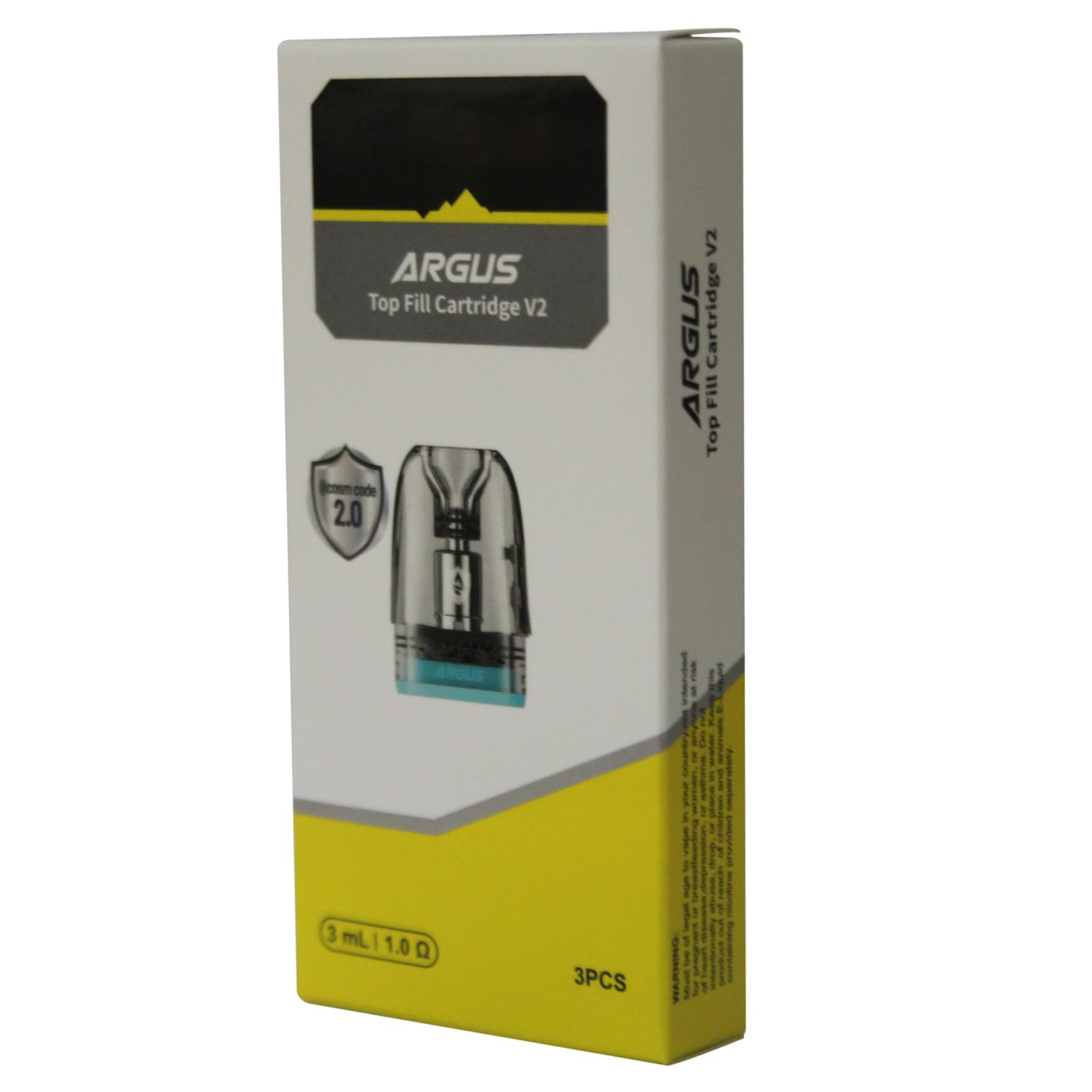 Rsistance Cigarette lectronique VOOPOO Argus Pod Cartridge 3ml 0,4ohm Top  Fill | 3 Pcs New 2024 3x Version - For ARGUS Family - Argus G/G2,P1/P2 (3ml  0,4ohm Pod 1.0 Ohm MTL