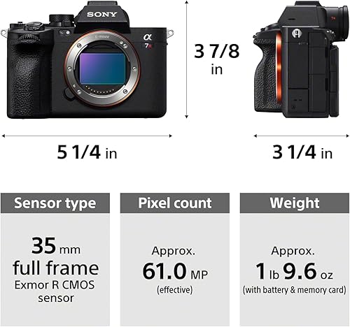 Miniatura 4 de Sony Cámara de lente intercambiable sin espejo Alpha 7R V de marco completo