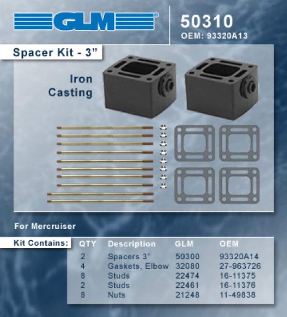 MERCRUISER COMPLETE EXHAUST MANIFOLD SET 5.0L & 5.7L (CAST IRON) | GLM Part Number: 58234