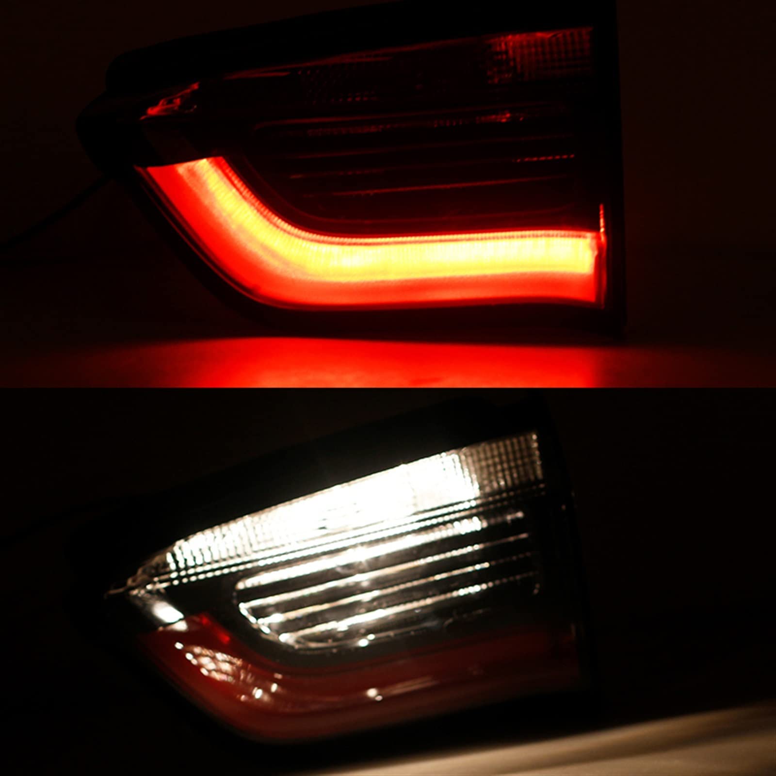 Voiture Arrière Gauche Droite Feu Clignotant Feux Frein Lampe D'avertissement Pour Jeep Pour Boussole 2017 2018 2019(Inner Left)
