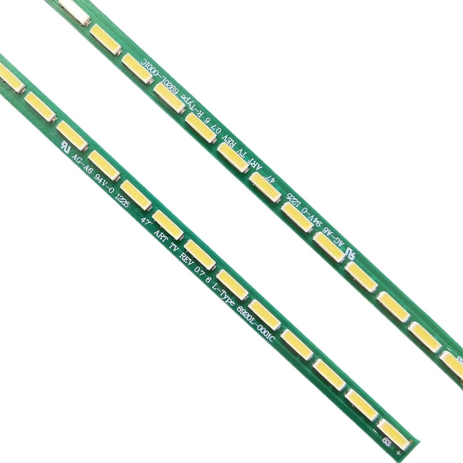 2 Pieces Strip Compatible with 47LA6600 47LA660S 47LA690S 47E700S 47LM6700E 47PFL6007 47 Inch V13 Art TV REV 0.4 6916L-1180B