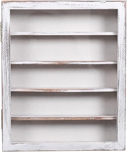 Miniatura 3 de Caja de sombra de 14 x 17 pulgadas con estantes, cajas de sombra grandes con estantes ajustables para recuerdo, monedas, alfileres de playa,