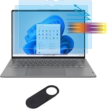 MUBUY-GOL Anti Blue Light Screen Protector for Lenovo Yoga Slim 7 Aura Edition 15ILL9 15.3 inch Laptop, Blue Light Blocking Anti Glare and Anti Fingerprint Filter