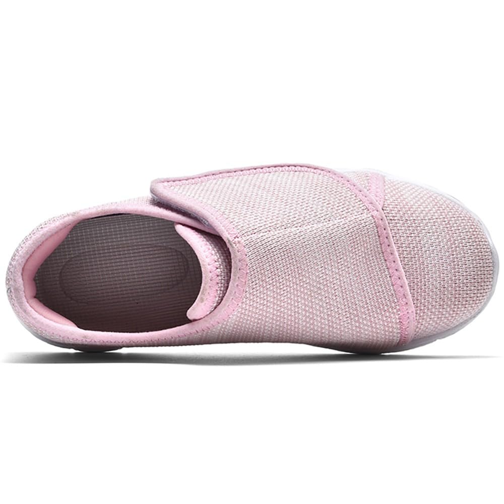 Scarpe per Diabetici Donna Extra Larghe Pantofole Ortopediche Edema Uomo Scarpe da Riabilitazione Traspirante Regolabili Scarpe da Passeggio