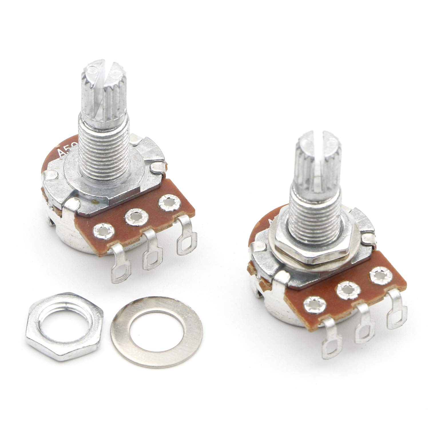 Potentiomètres précis pour guitare 10 pièces A250 B250 A500 B500 K