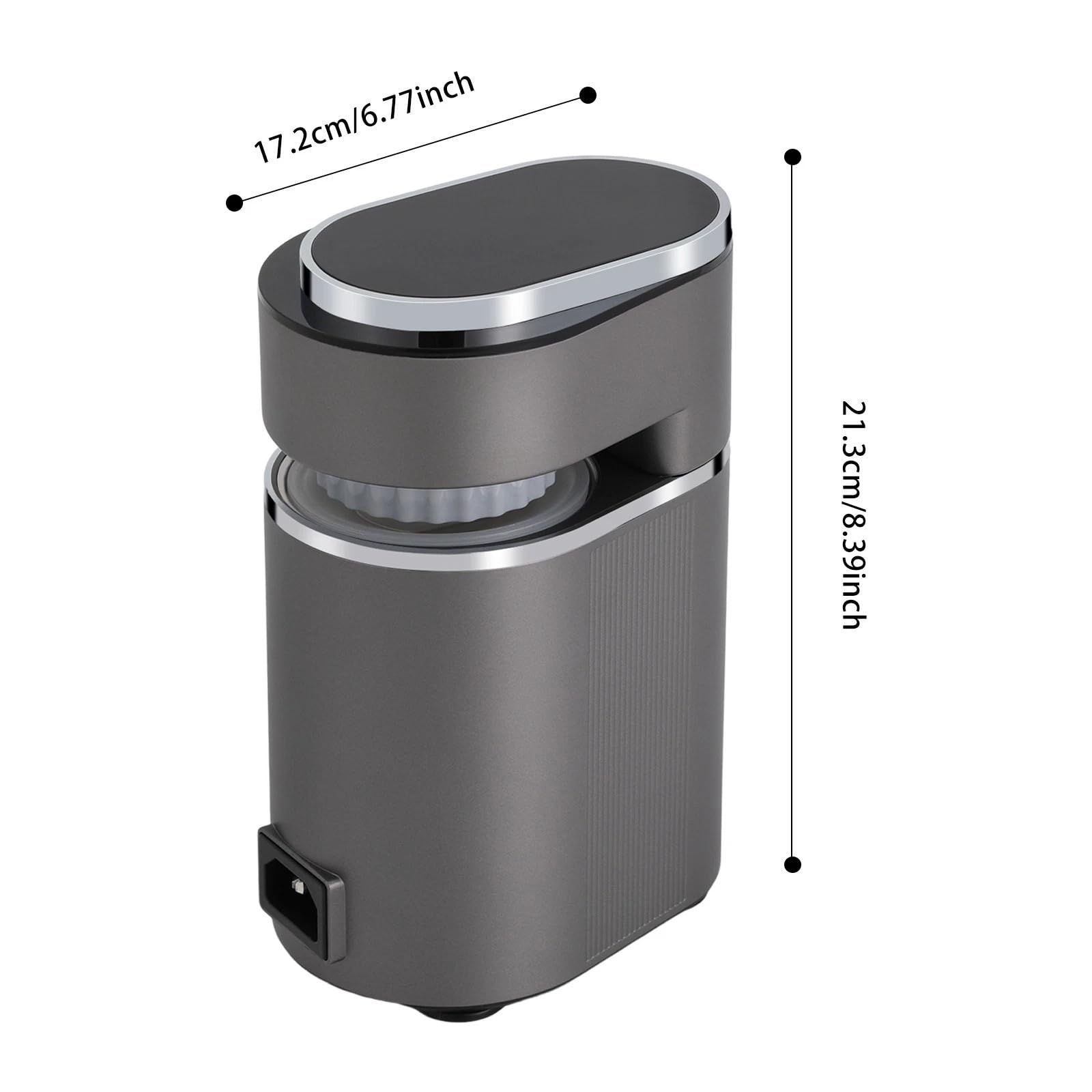 Máquina de café portátil, dispositivo compacto, extracción de presión 9 bar, temperatura ajustable, preparación rápida, diseño moderno, gris, oficina de viaje, mantenimiento simple, 150