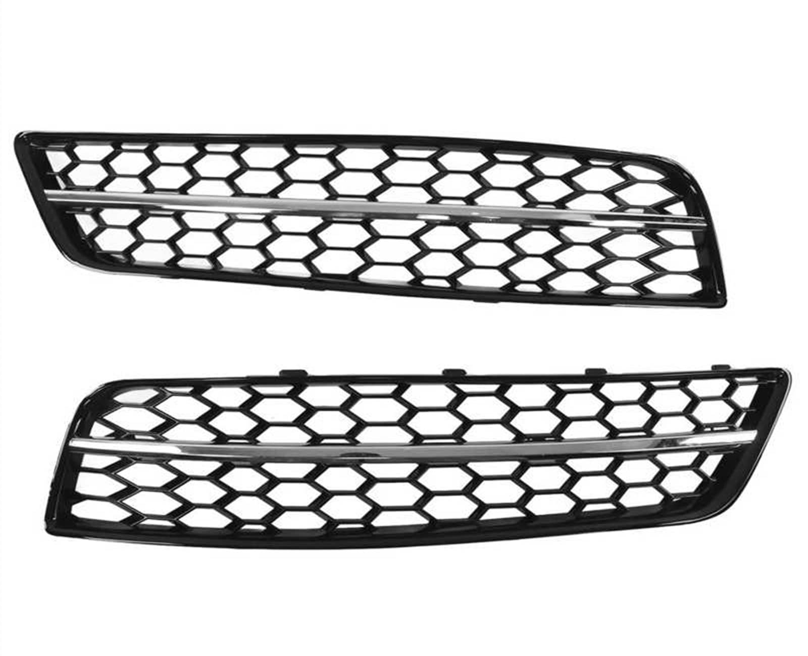 Grille Fender Front Fog Light Grille Cover Trim 8P0807682J ABS Replacement For A3 For 8P 2009‑2013 For Car Exterior Accessory Bumper Grille