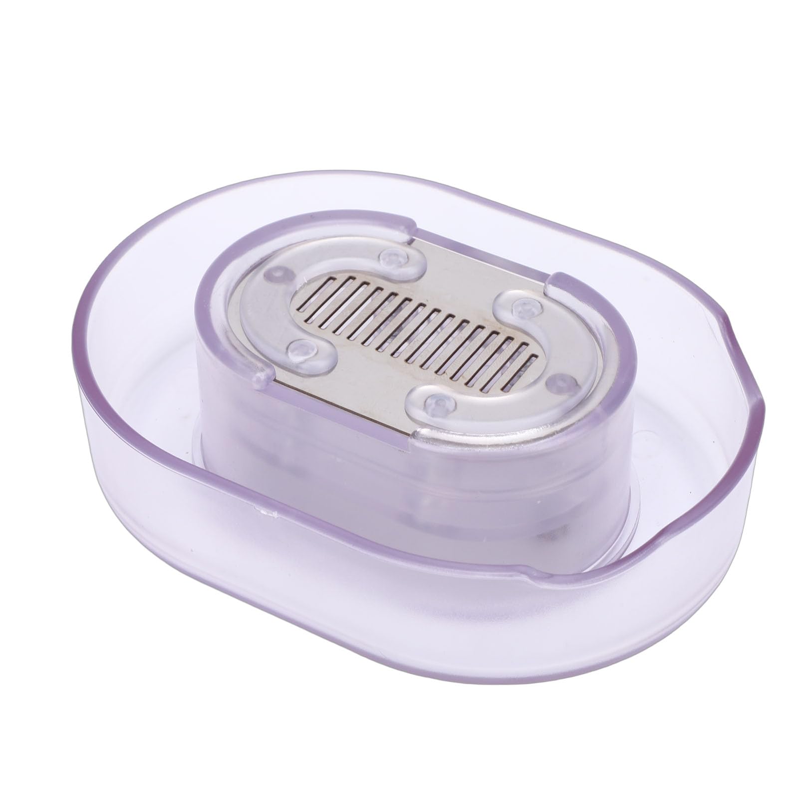 Beard Trimmer Cleaner, Portable Shaving Cleaner Tool for Manual Push Type Beard Clipper Quick Cleaning Sink Neat Keeping for Home Travel Camping