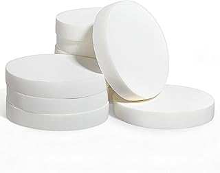 10 esponjas de maquillaje redondas, redondas,...