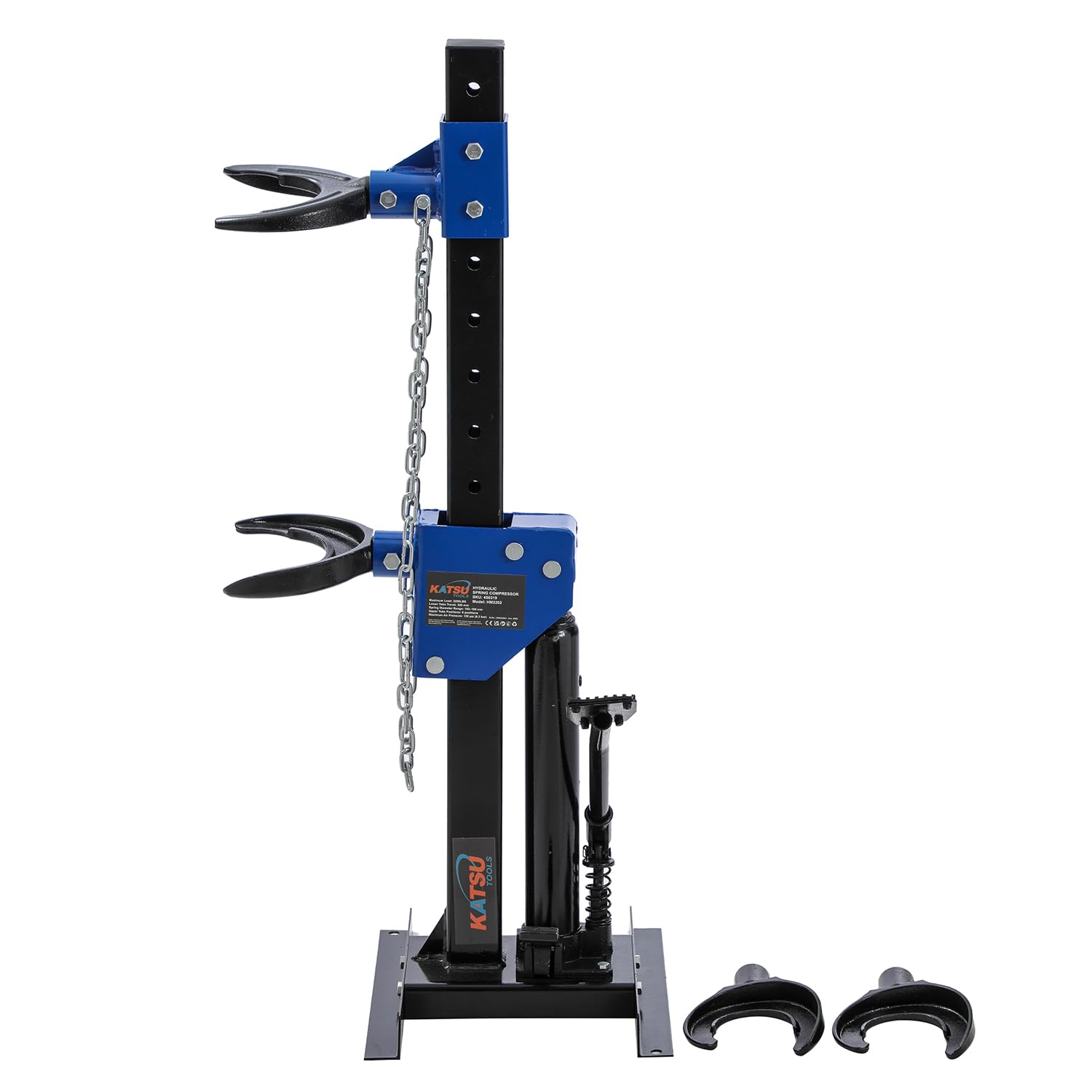KATSU Tools Compresor Hidráulico de Muelles para Amortiguadores – Capacidad 2200 lbs – Herramienta para Reparación de Coches, Furgonetas y Camiones – 450319