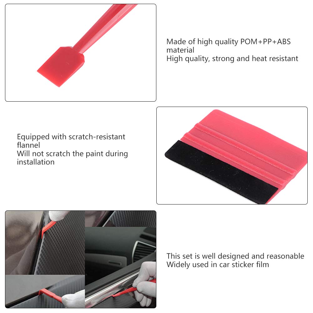 VOBor 13 Teile/satz Auto Wrapping Werkzeug Lkw Fenster Tönung Rakel Schaber