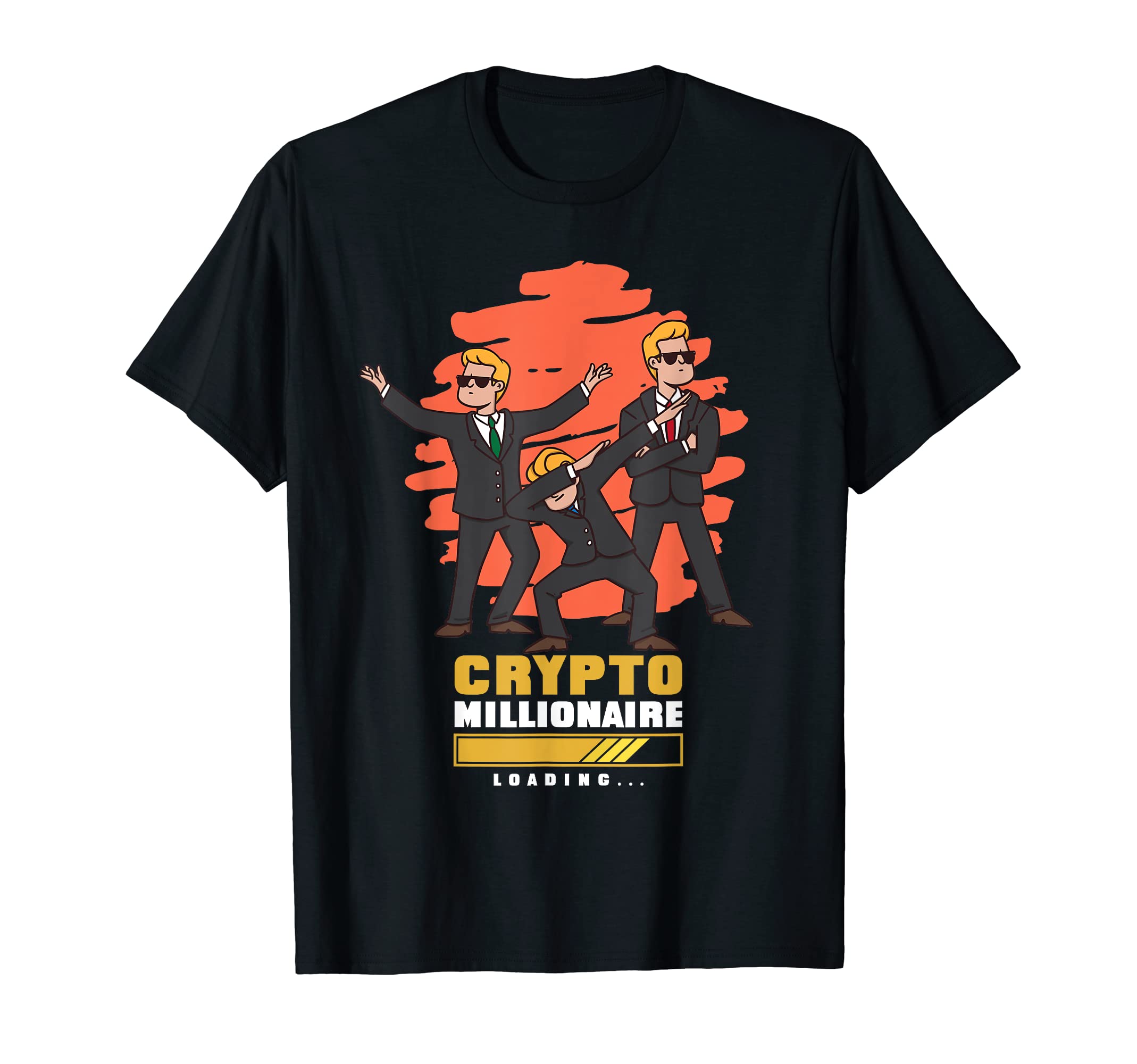 Aly DesignsCrypto Millionaire Loading, Cryptocurrency Millionaire T-Shirt
