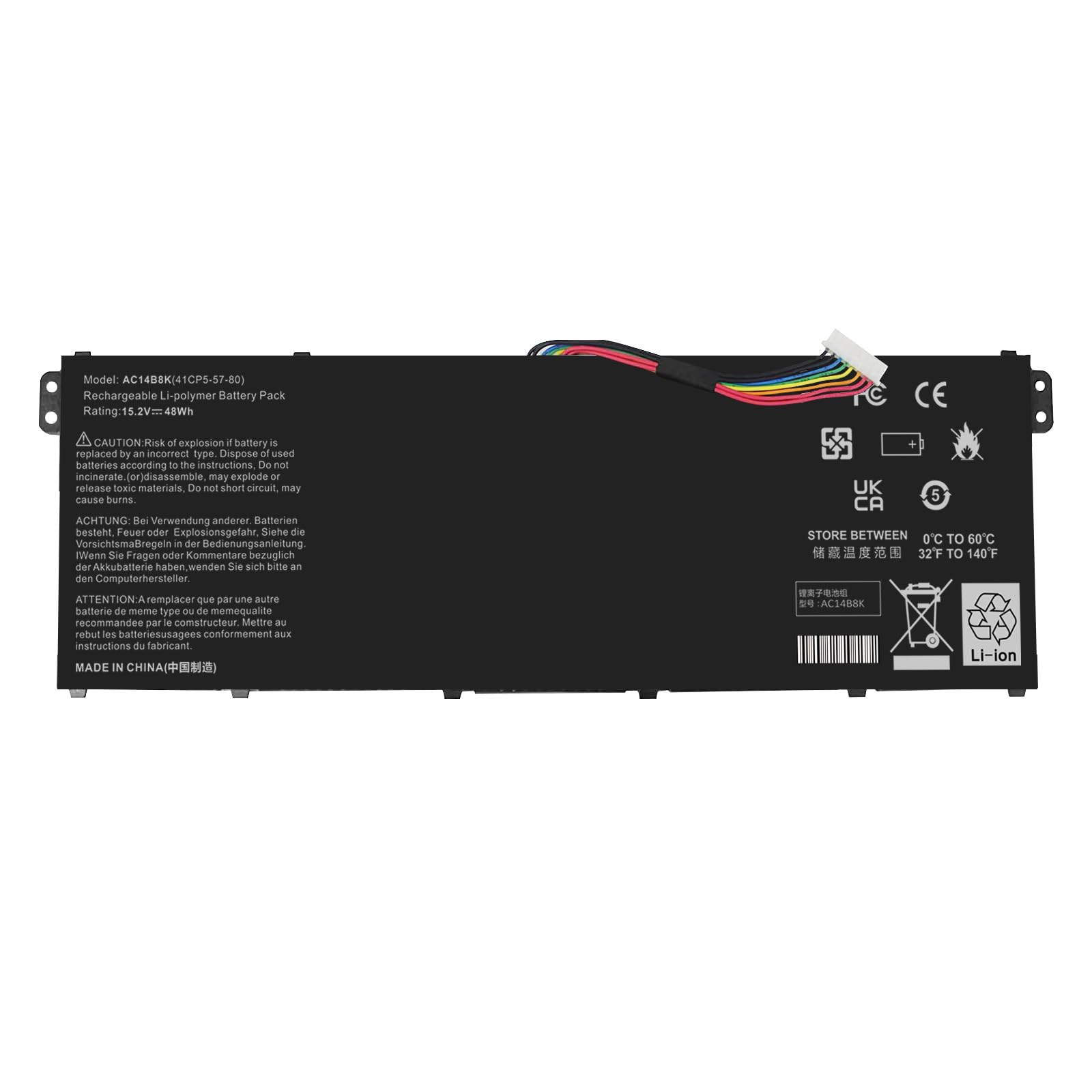 Amazon.com: TREE.NB AC14B8K Battery for Acer CB3-111 V3-371 E3-111