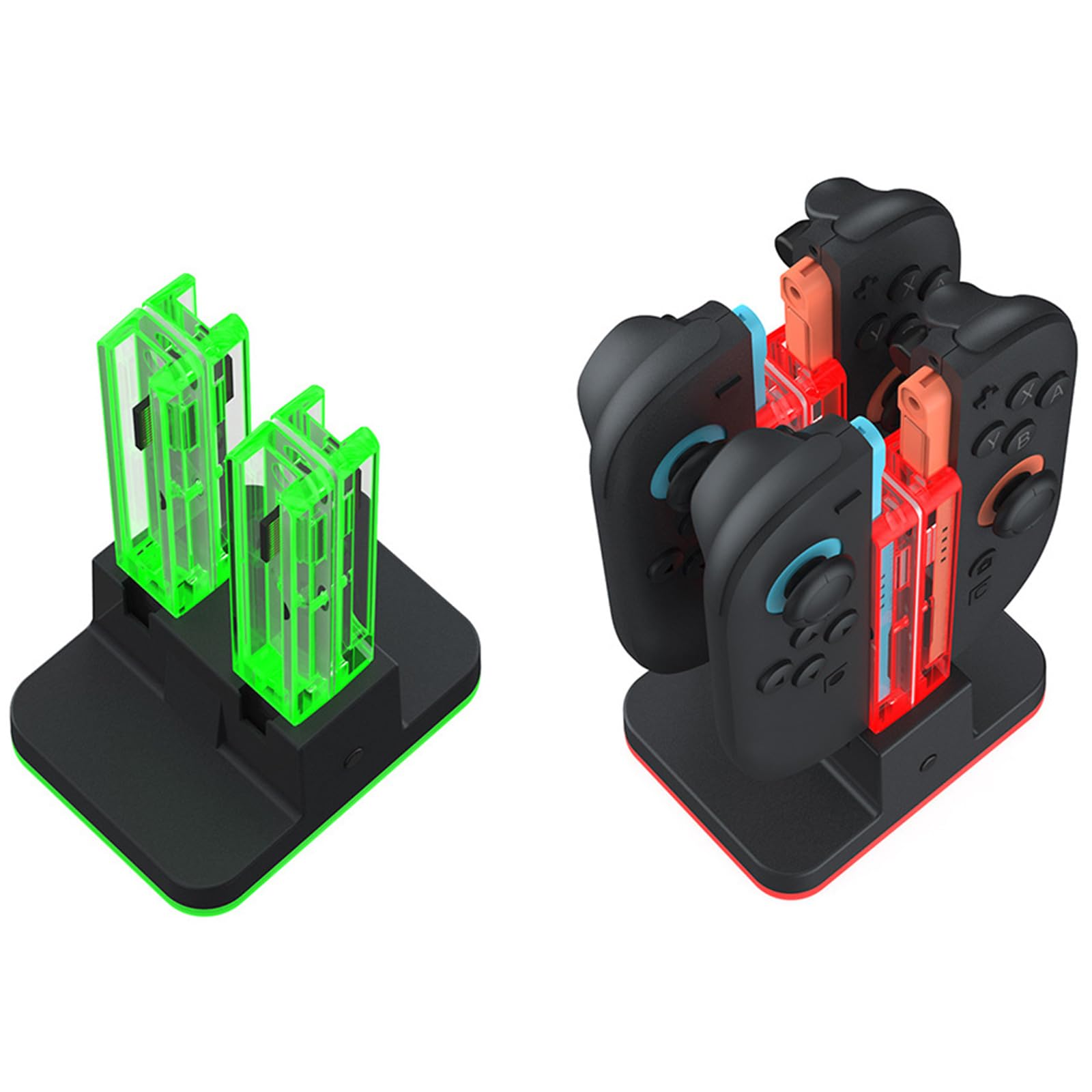 Stacja ładująca do kontrolerów Switch2 Uchwyt magnetyczny Podwójna orientacja Oświetlenie RGB Wskaźnik LED Kabel typu C