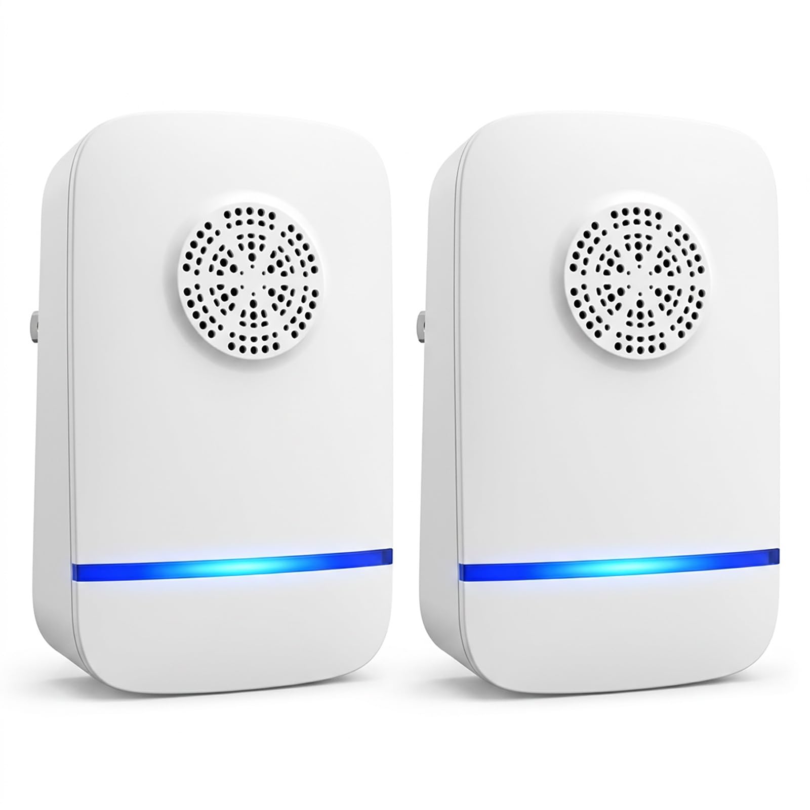 2PCS Ultrasonic Pest Repeller, Mouse Repellent UK Plug Indoor, Electronic Repellent Plug in Pest Control for Anti Moths, Ants, Bed Bugs, Fleas, Cockroaches, Flies, Spider, Wasp