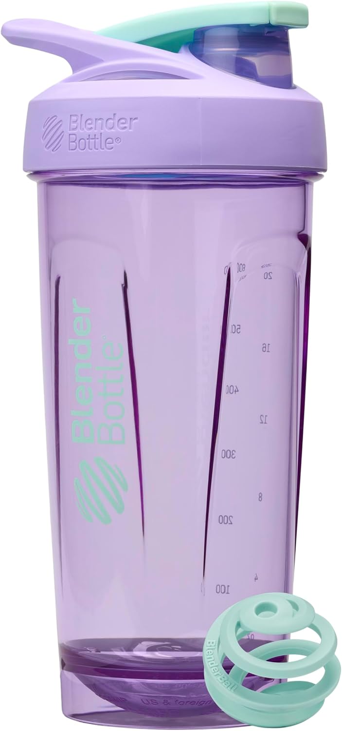 BlenderBottle Sport Flip Tritan Shaker Bottle 28 oz Purple