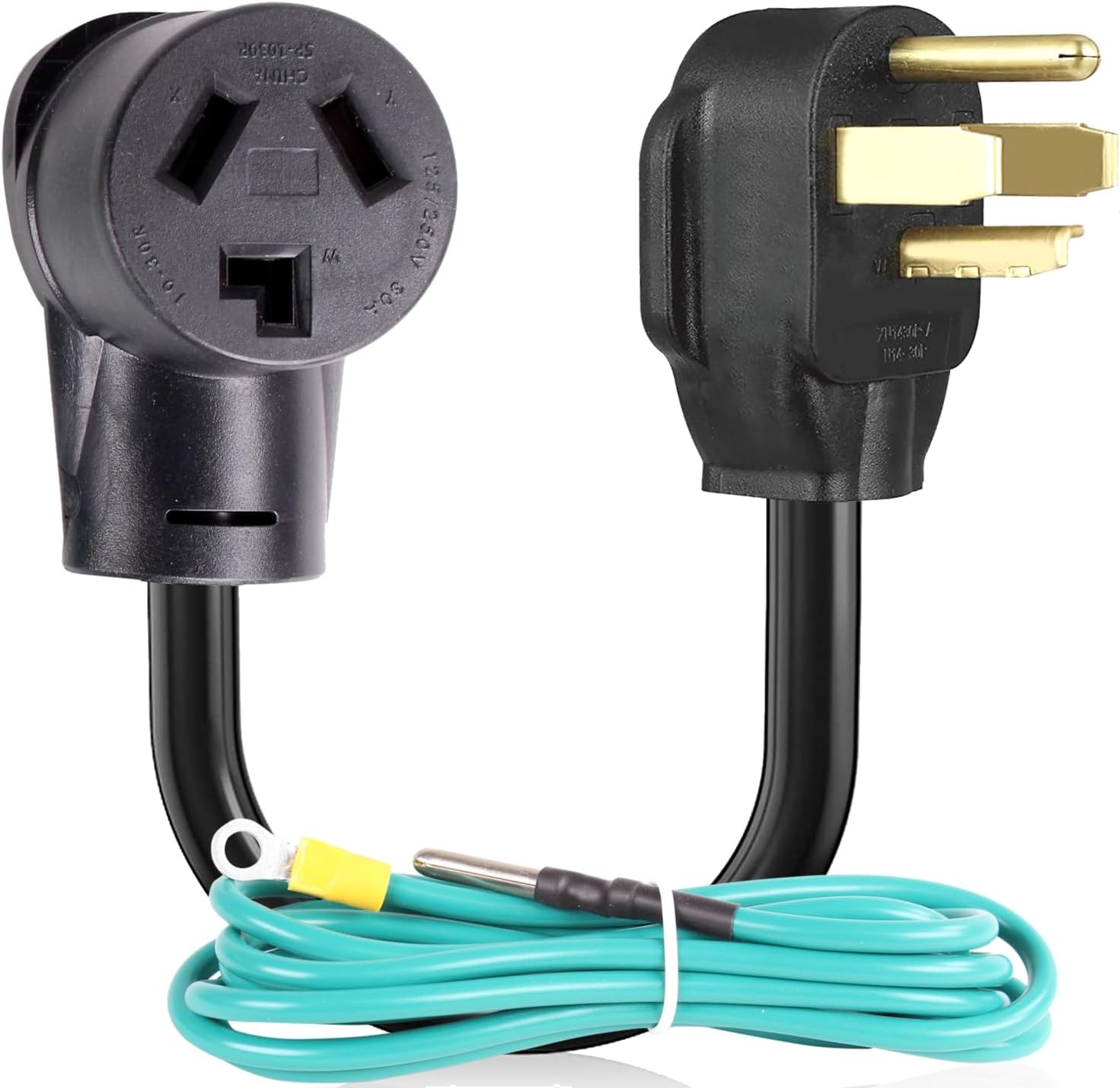 JourneymanPro Dryer Adapter Cord 3 to 4 Prong Plug NEMA