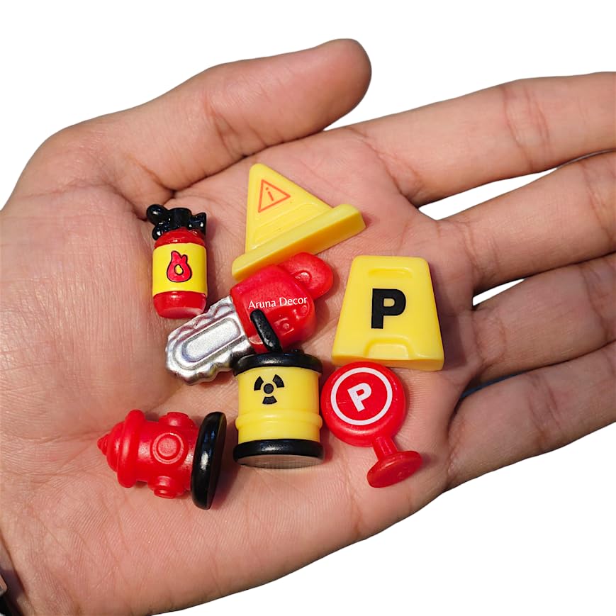 Image of Miniature Construction Equipment Set of 11 - Tiny Tools for Mini Garden, Terrarium, Fairy Garden, Dollhouse Decor Gifting | Cute Mini Toy Tools for DIY & Decoration