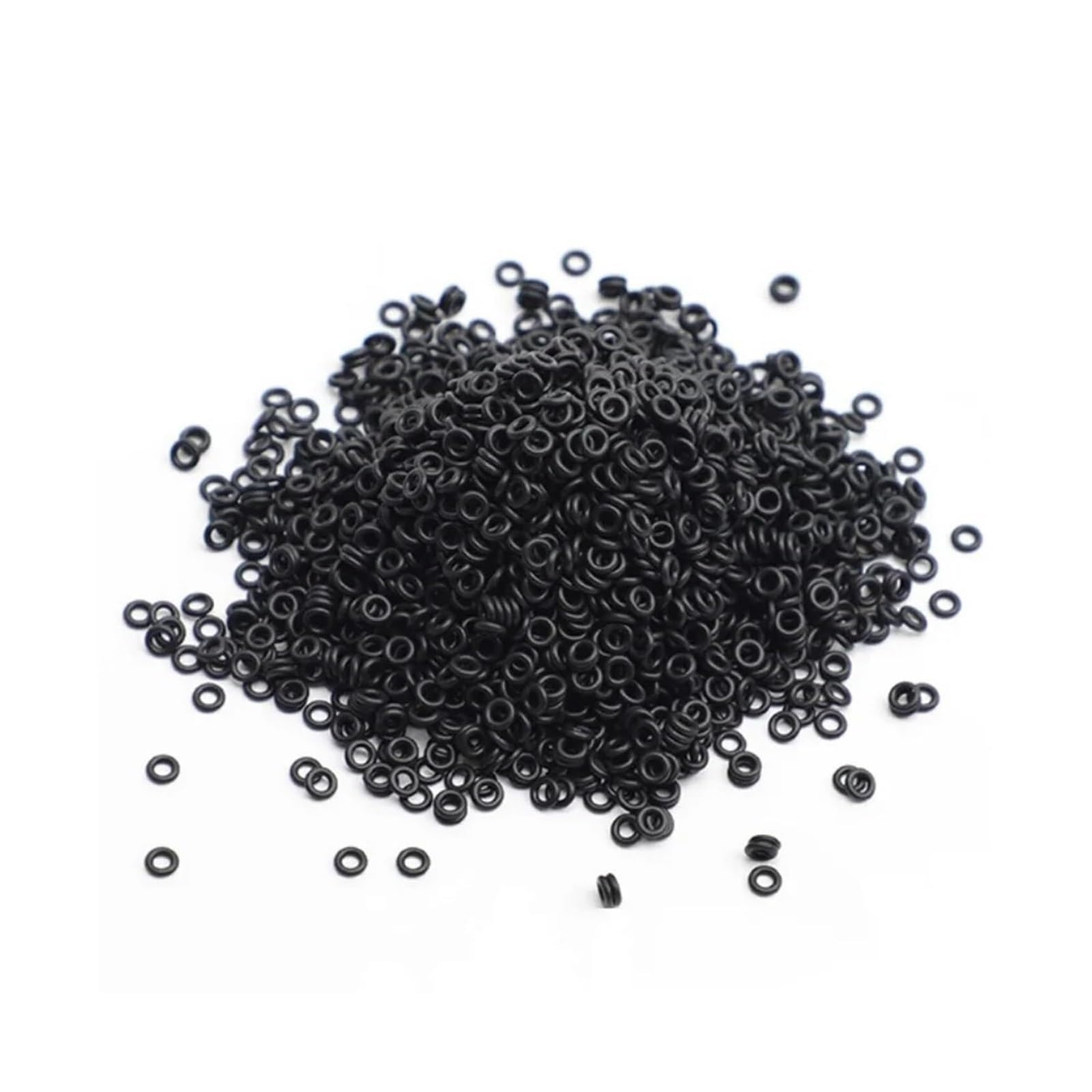 50 Uds. Junta de anillo de sellado resistente al aceite NBR negro, arandela de junta tórica de goma de nitrilo butadieno a prueba de agua OD 3mm ~ 35mm - Kit de juntas surtidas
