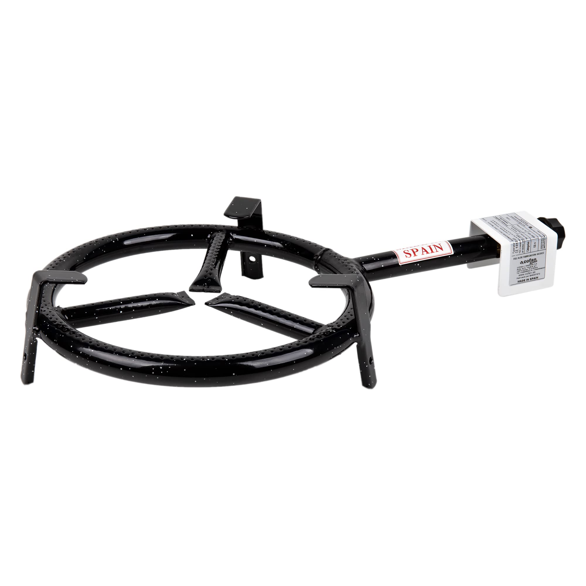 Cofan Brûleur à paella au gaz butane/propane | Différents diamètres | Convient aux paella en acier (diamètre : 30 cm)