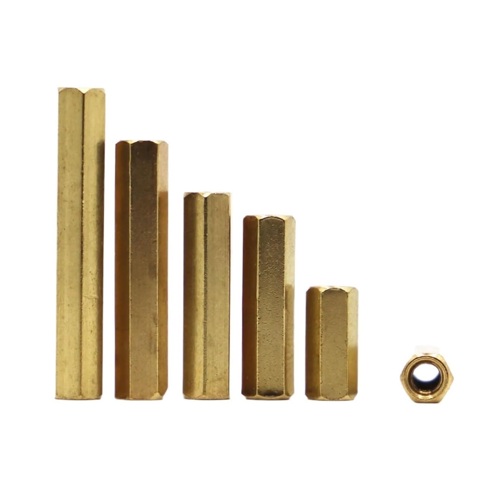 Standoffs Spacer Pillars, Hex Female to Brass Standoff Spacers M2 .5 M3 M4 10pcs