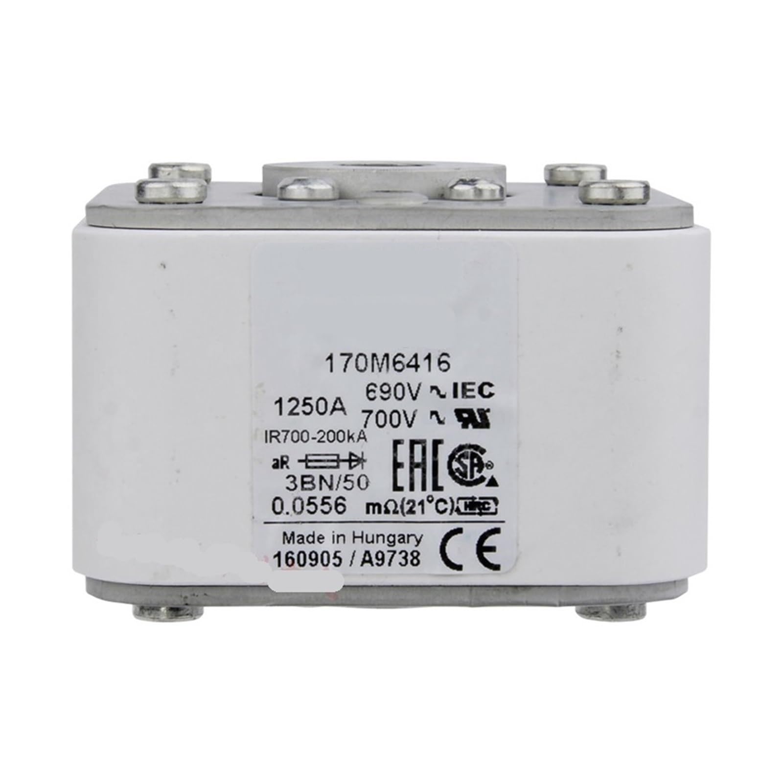 KXIWLUFV Fuse 170M6416 170M6417 170M6419 170M6418 630A 1400A