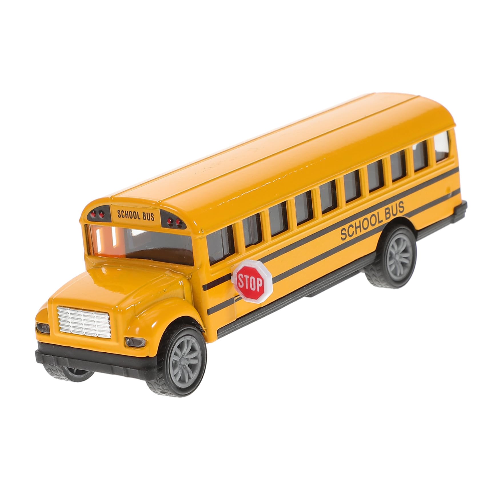 Bus Scolaire Jouet en Alliage 2 Pièces Portes Ouvrantes