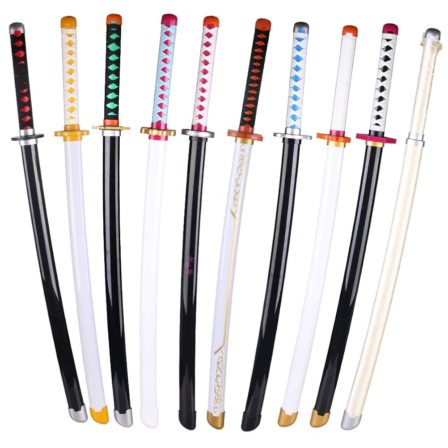 鬼滅の刃-煉獄杏寿郎  武具　刀装具　日本刀　模造刀　居合刀 日輪刀 Qoo10] 金属製日本刀 煉獄杏寿郎 鬼殺隊 日輪刀