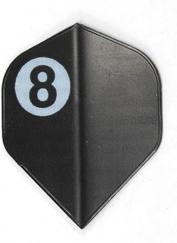 US Darts 5 juegos (15 vuelos) Amerithon 8 Ball Standard Dart Vuelos - Ex-Tough - 100 micras