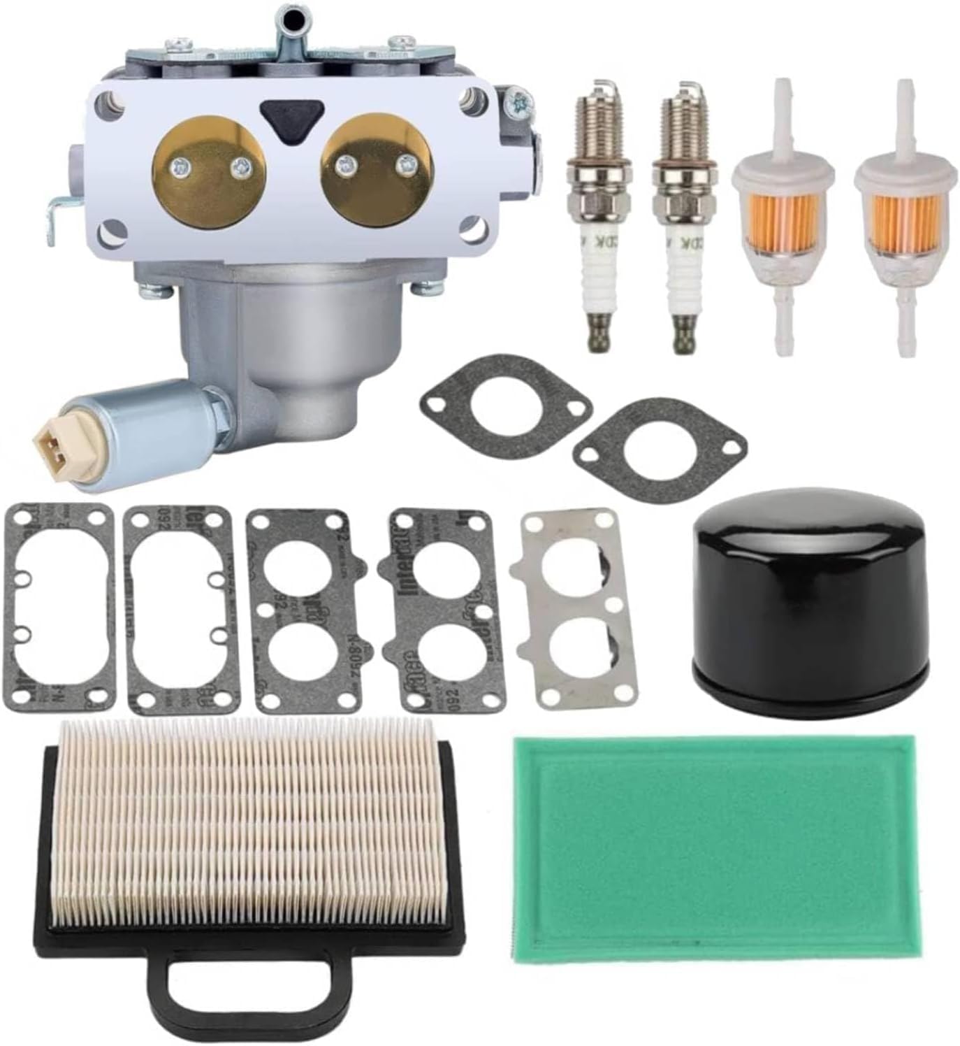 791230 Carburetor Kit for Brigg-s and Stratton 20-25Hp V-Twin Engine 699709 499804 407777 405777 406777 John Deere MIA10632 LA120 LA130 LA135 Lawn Tracto